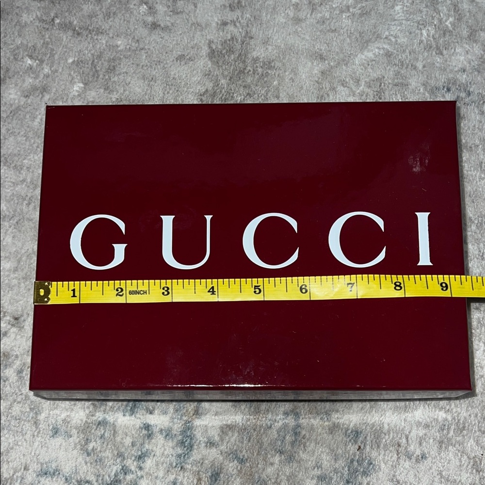 Gucci Burgundy Box 9.5 x 6.5 x 2.8